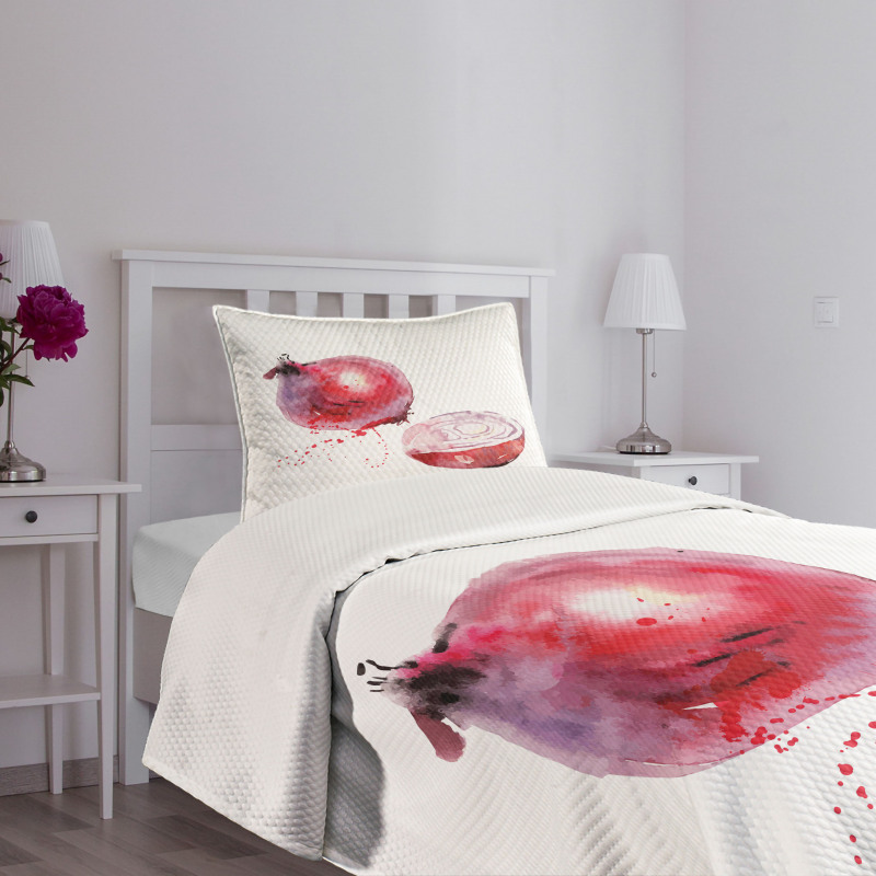 Onion Watercolors Bedspread Set