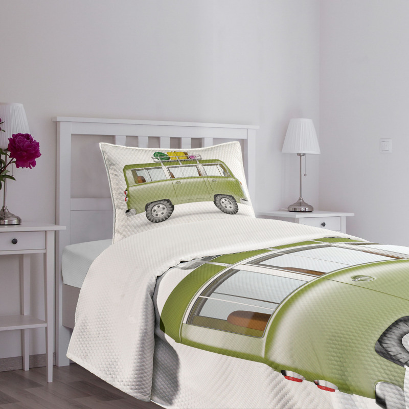 Retro Safari Van Africa Bedspread Set