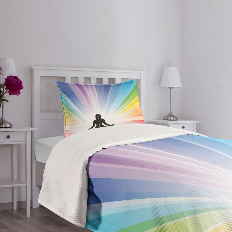 Soft Radial Energy Field Bedspread Set