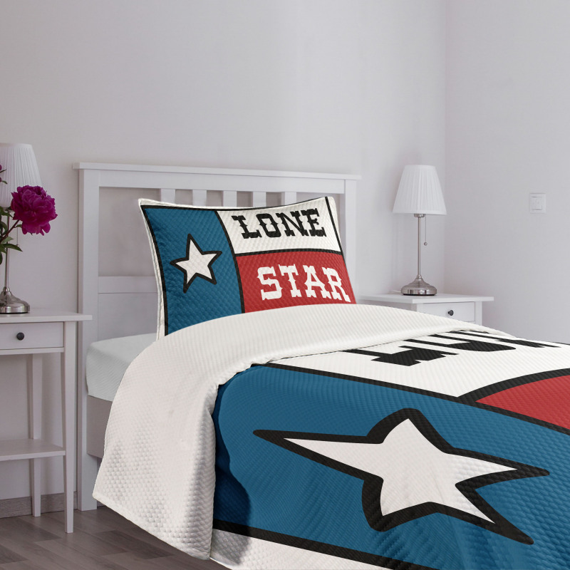 State Flag Design Bedspread Set