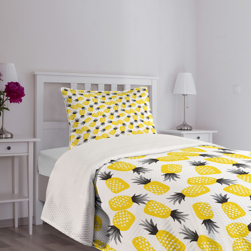 Abstract Summer Motif Bedspread Set