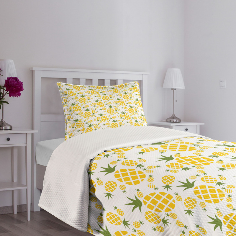 Organic Fruits Bedspread Set