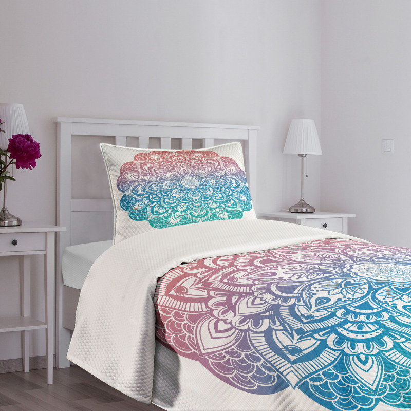 Boho Gypsy Mandala Art Bedspread Set