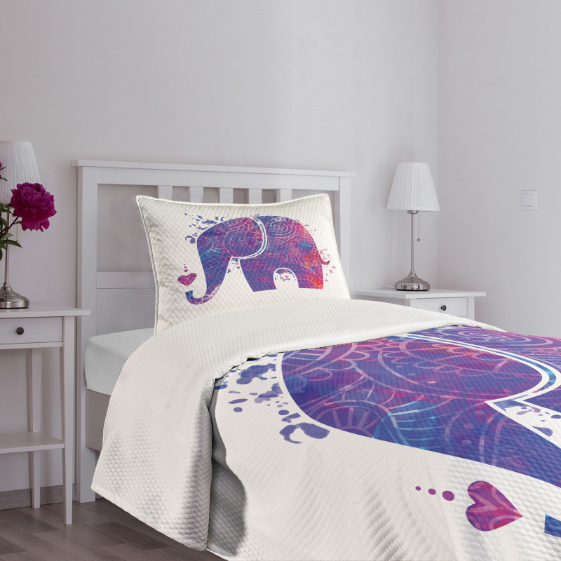 Heart Bedspread Set