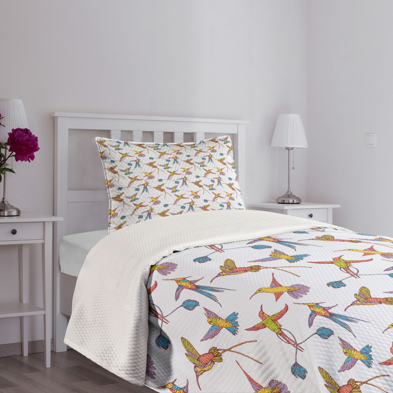 Tropical Exotic Wildlife Bedspread Set