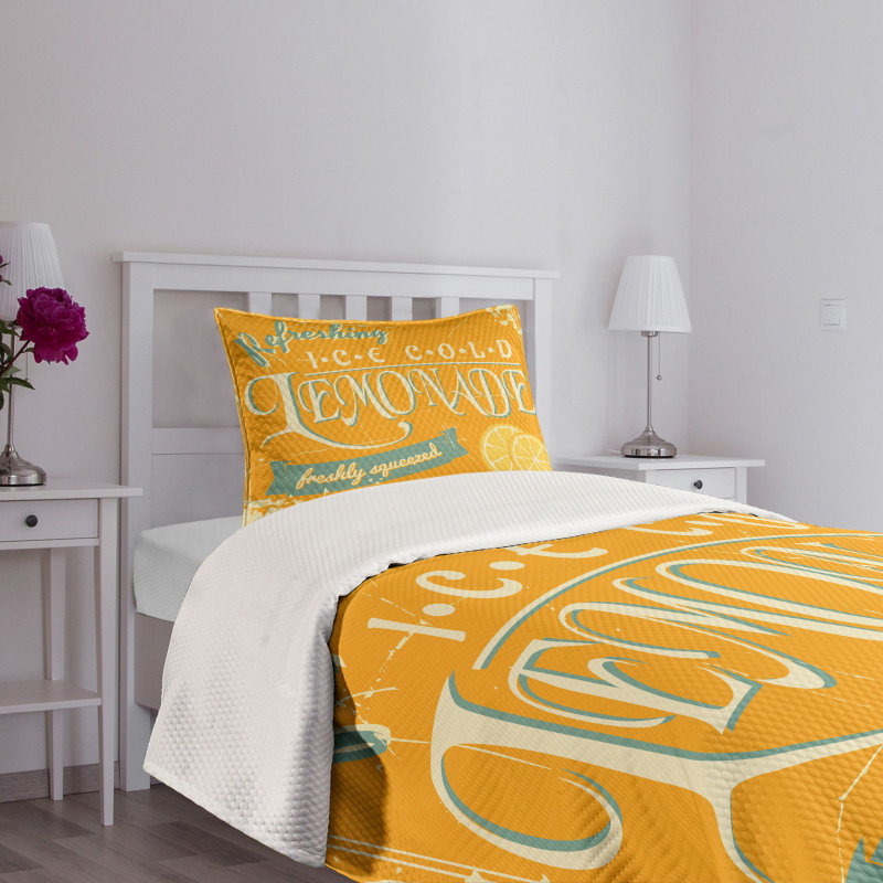 Refreshing Lemonade Bedspread Set