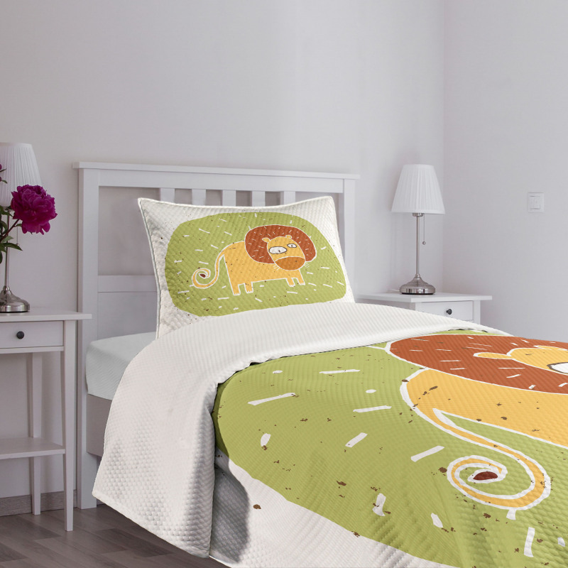 Zoo Animal Nursery Art Bedspread Set