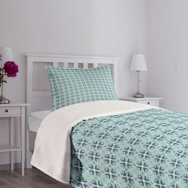 Flower Pattern Bedspread Set