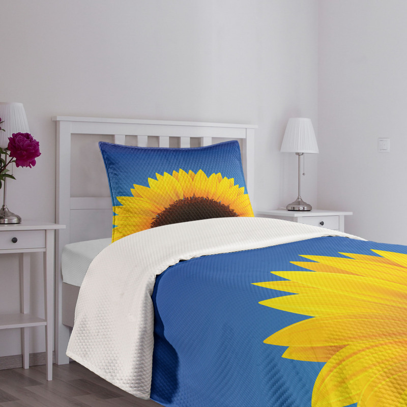 Sunflower Leaf Bedspread Set