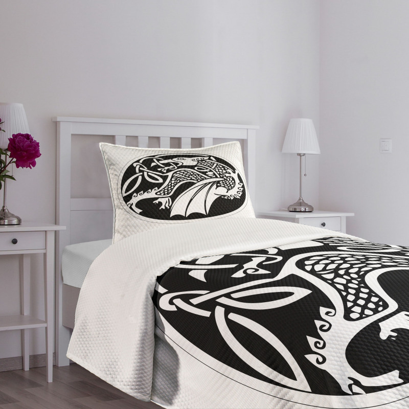 Astronomical Dragon Bedspread Set