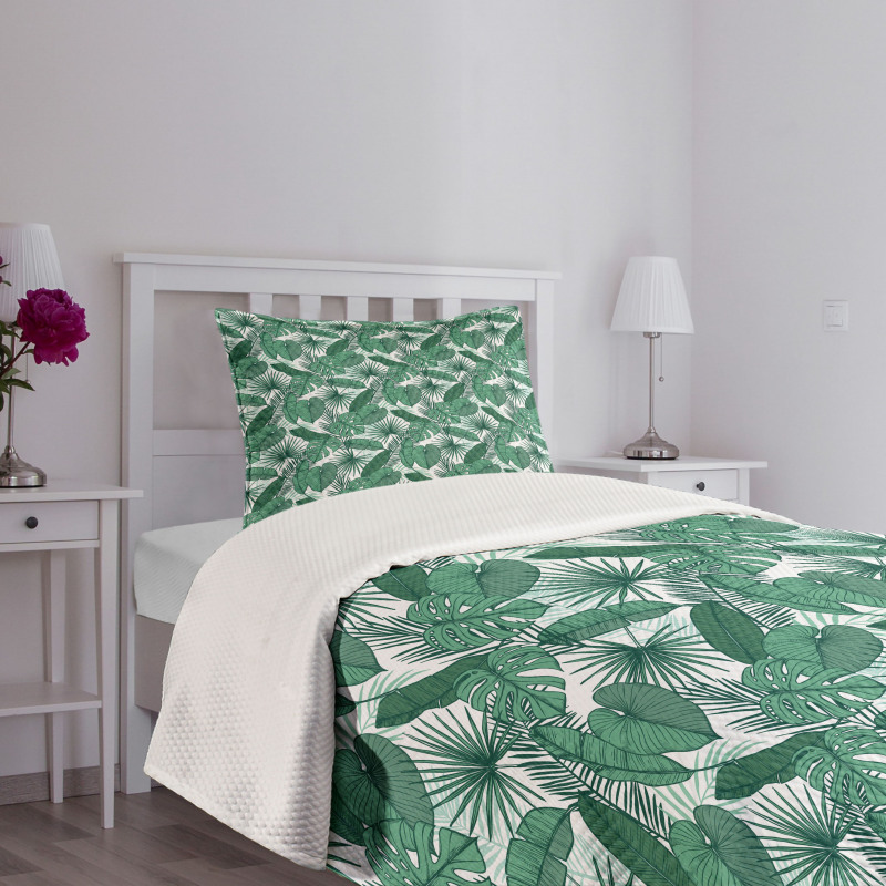 Palm Tree Passion Bedspread Set