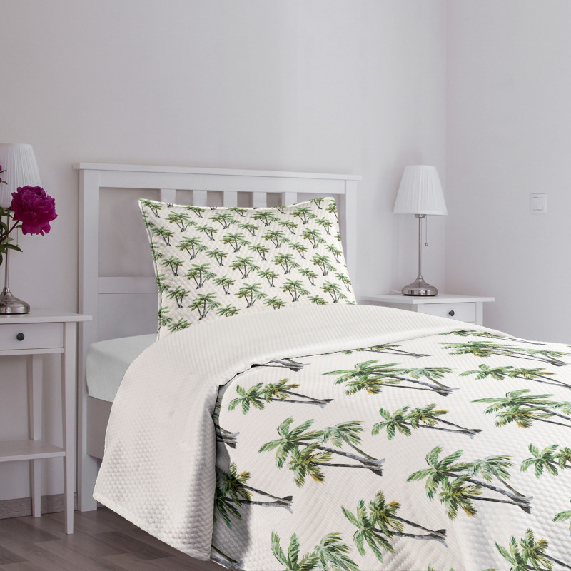 Retro Tropical Jungle Bedspread Set