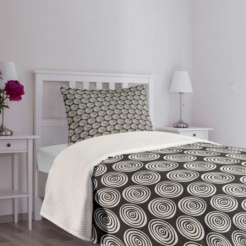 Homocentric Circles Bedspread Set