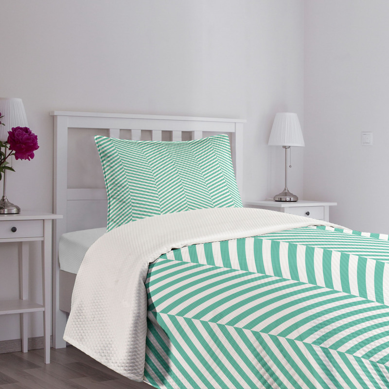 Geometric Pastel Bedspread Set