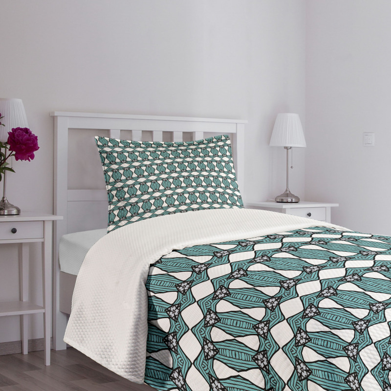 Retro Traditional Pattern Bedspread Set