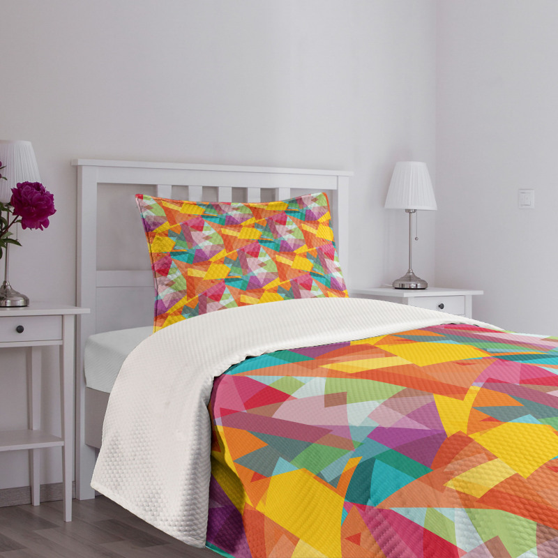 Contemporary Colorful Bedspread Set