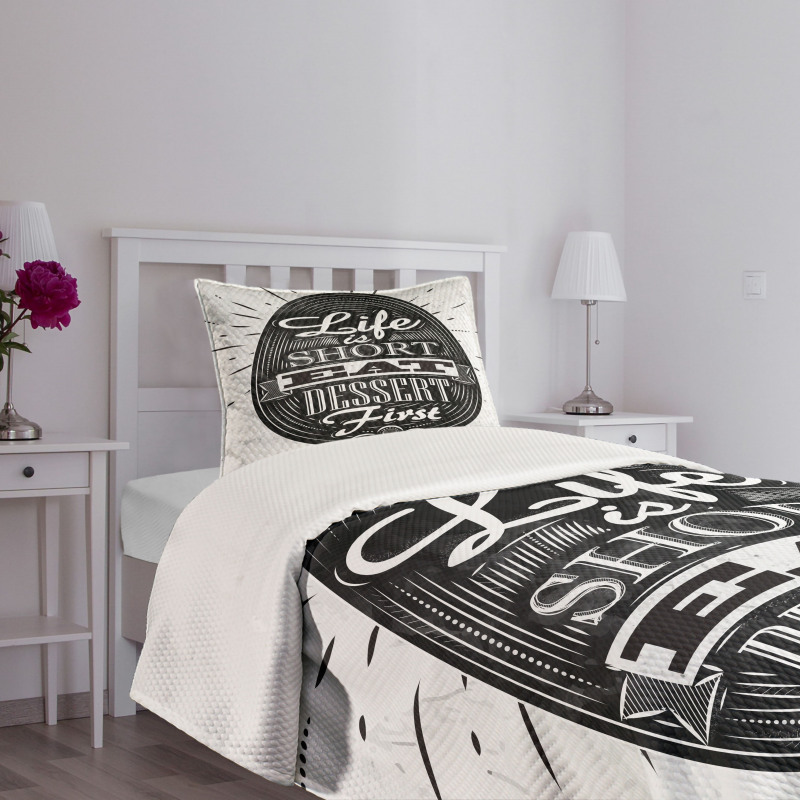 Creative Spoon Design Bedspread Set