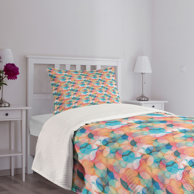 Boho Rainbow Colors Bedspread Set