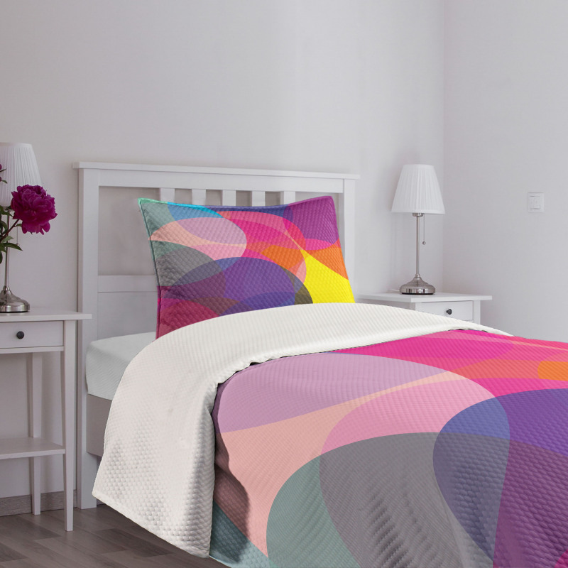 Colorful Circles Bedspread Set