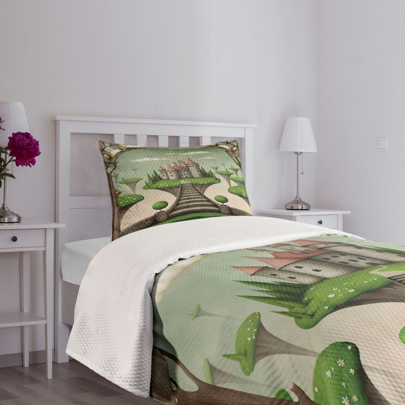 Boho Castle and Meadows Bedspread Set