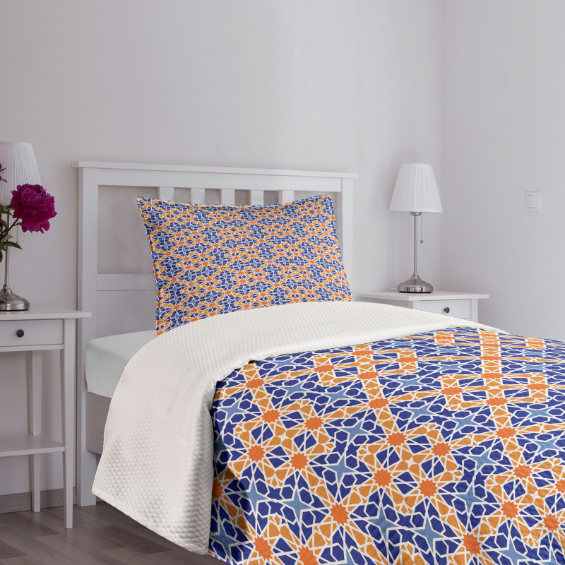 Moroccan Stars Design Bedspread Set
