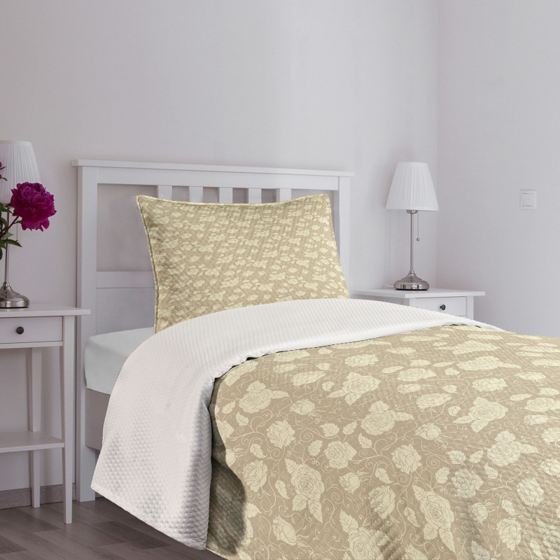 Flourish Rose Petal Bedspread Set