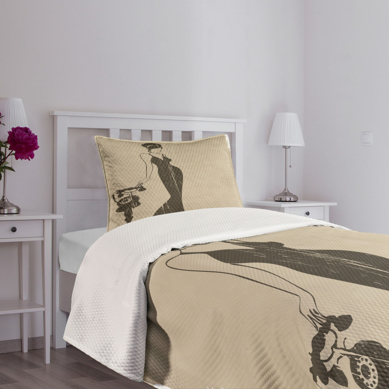 Female Model Call Bedspread Set