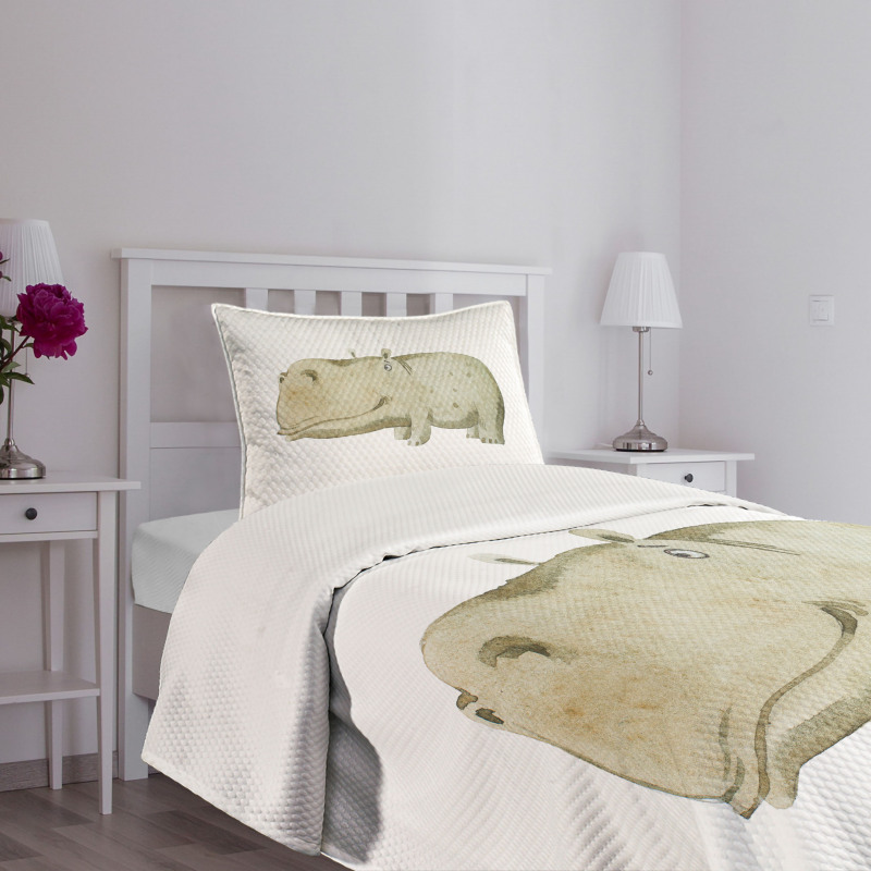 Watercolor Style Baby Bedspread Set