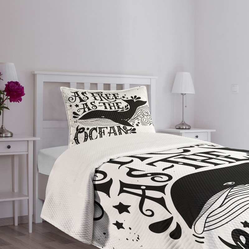 As Free As the Oceans Bedspread Set