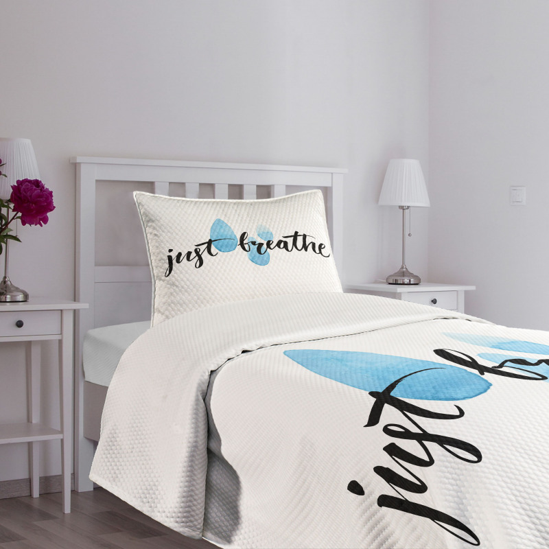 Just Breathe and Rain Bedspread Set