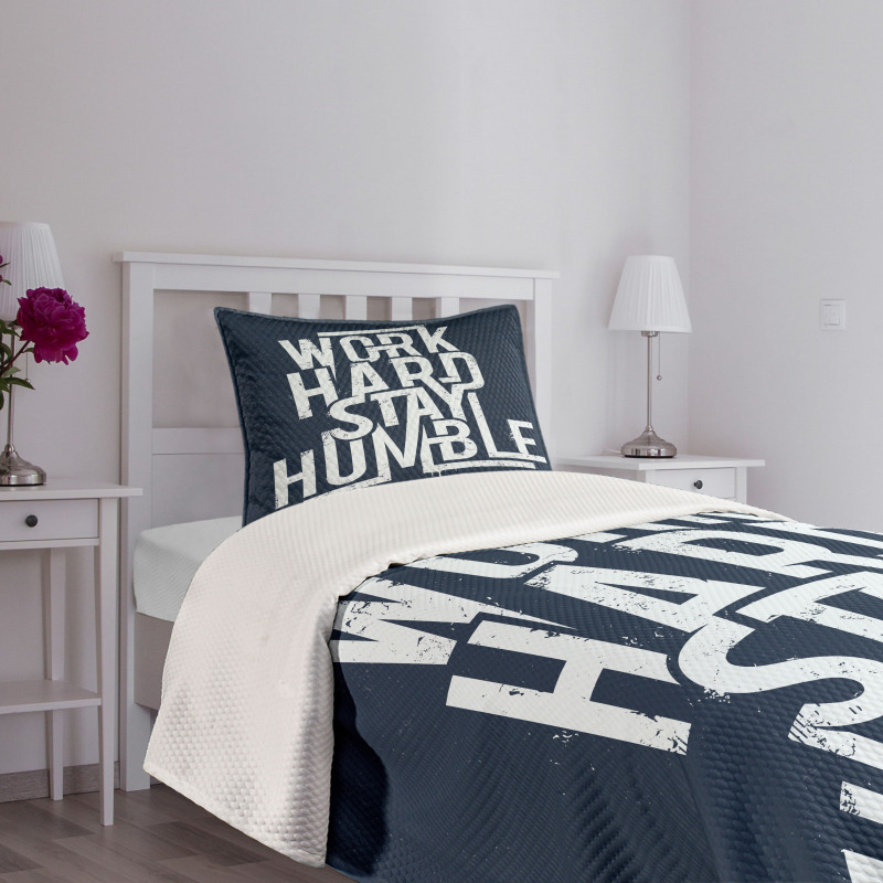 Work Hard Stay Humble Bedspread Set