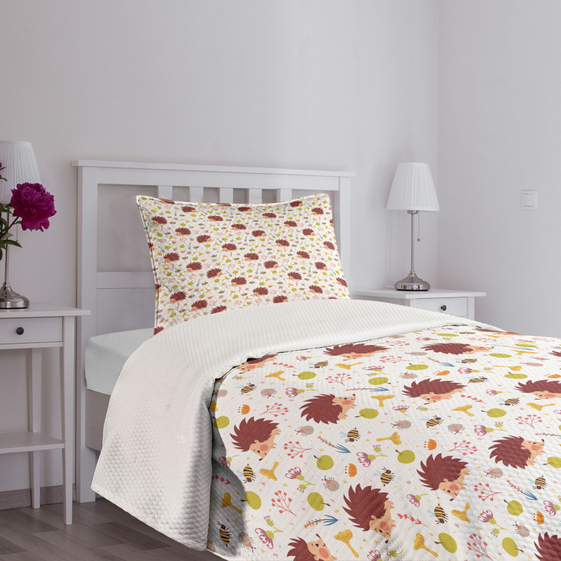 Wild Woodland Plants Bedspread Set