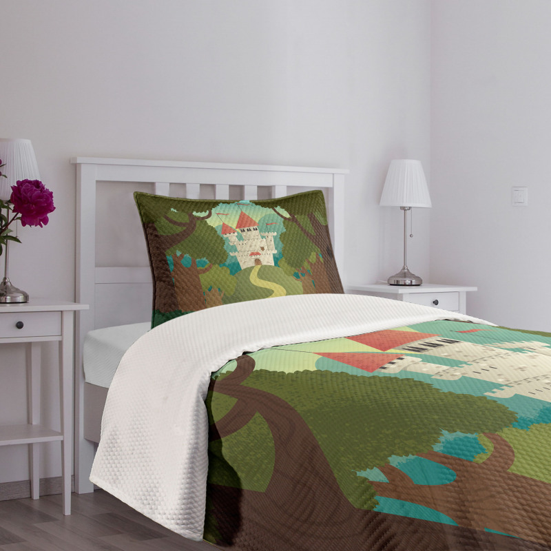 Medieval Woodlands Bedspread Set