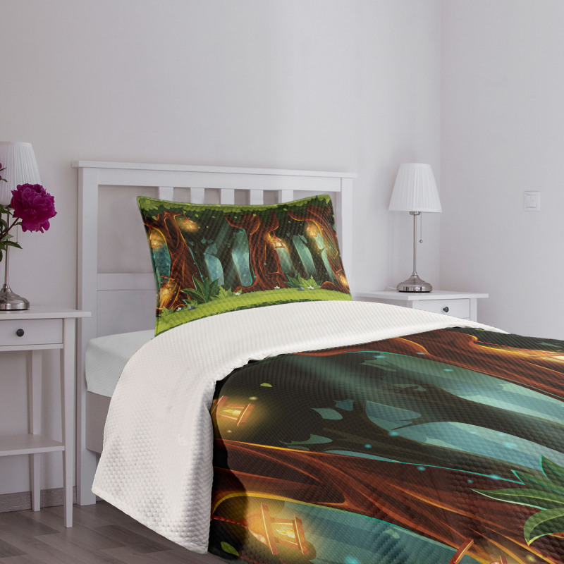 Mystical Woodland Bedspread Set