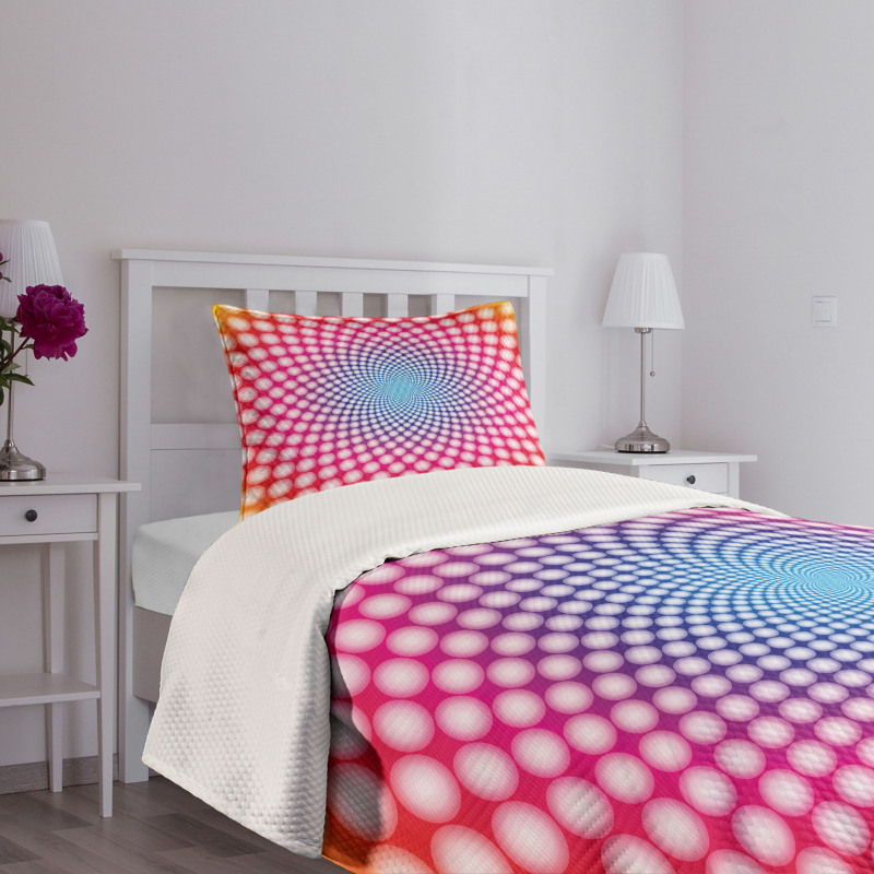 Modern Dots Design Bedspread Set