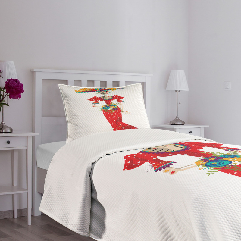 la Calavera Catrina Bedspread Set