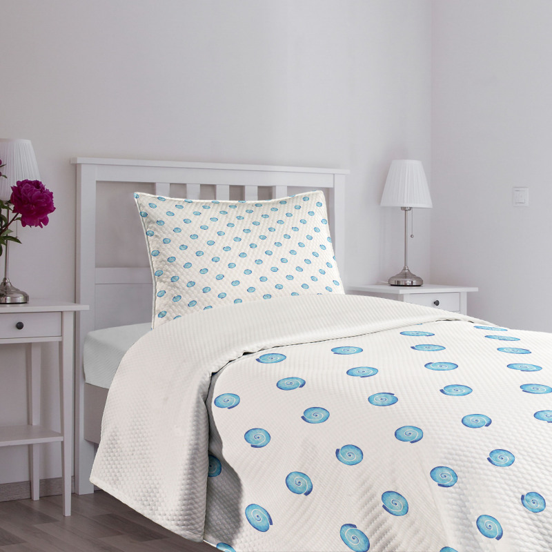 Moon Snail Shell Bedspread Set