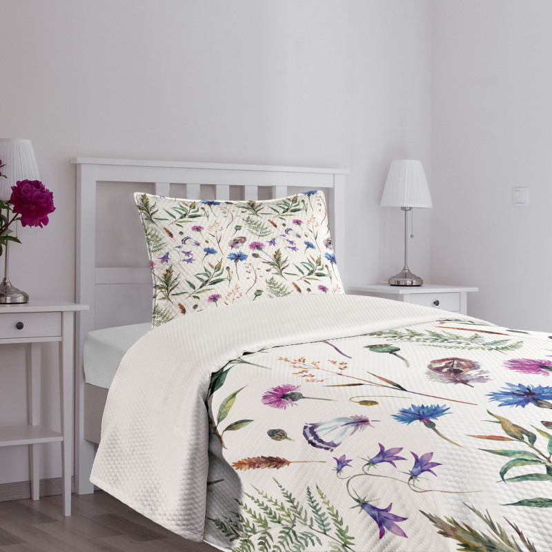 Wildflowers in Spring Bedspread Set