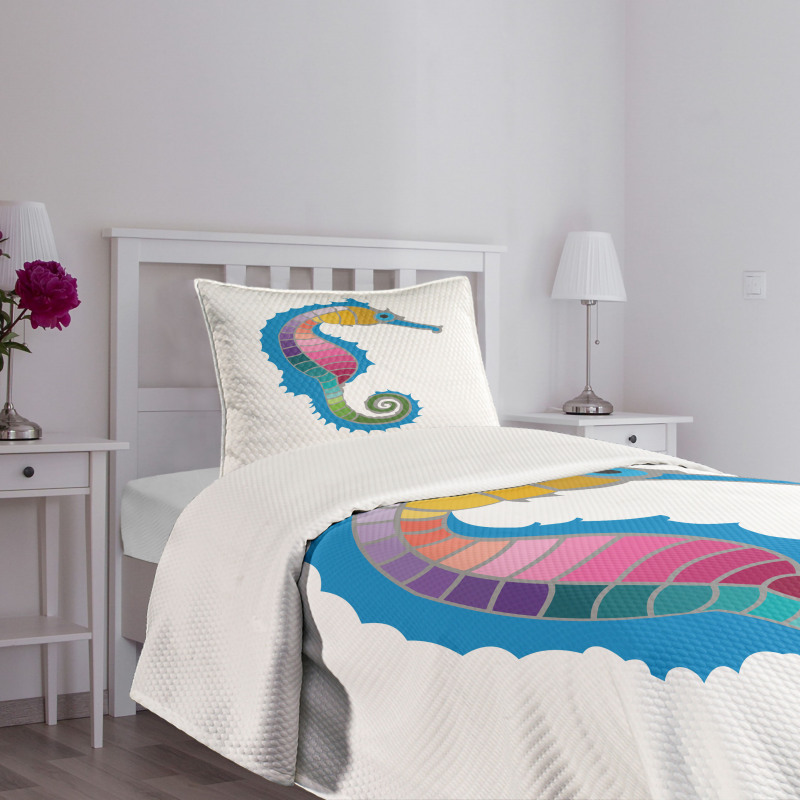 Colorful Graphic Form Bedspread Set