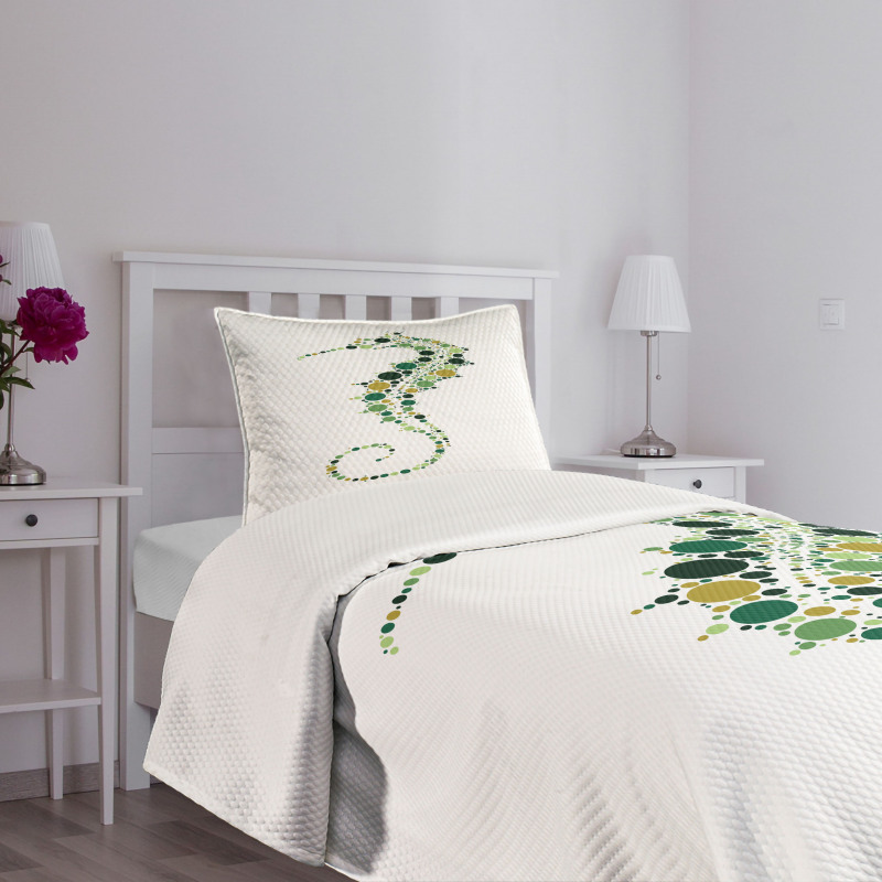 Pointillist Bedspread Set