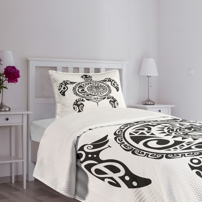 Hawaiian Maori Animal Bedspread Set