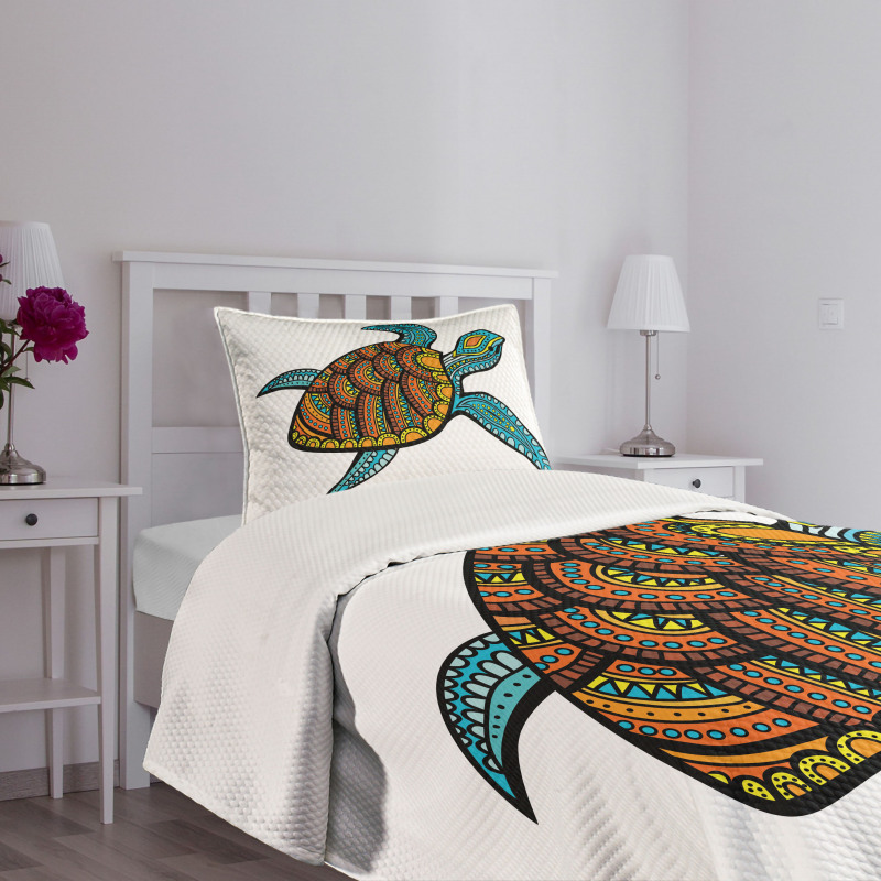 Tropical Pattern Bedspread Set