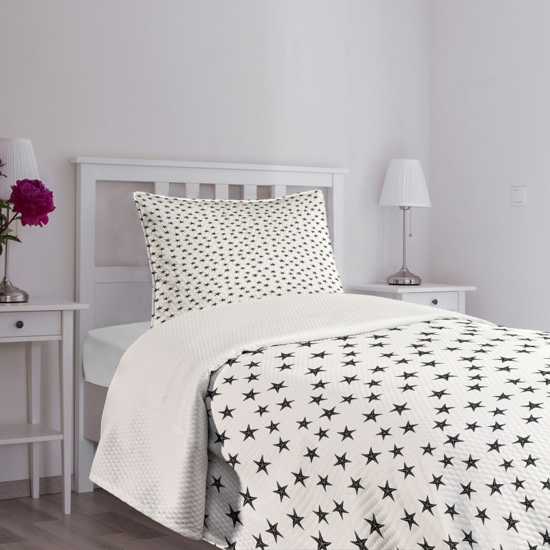 Repeating Starfishes Bedspread Set