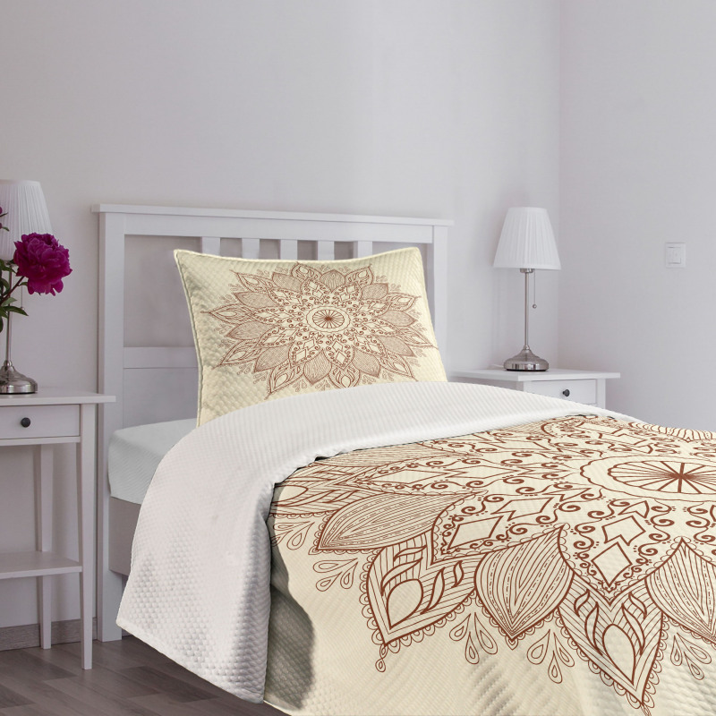 Round Lace Bedspread Set