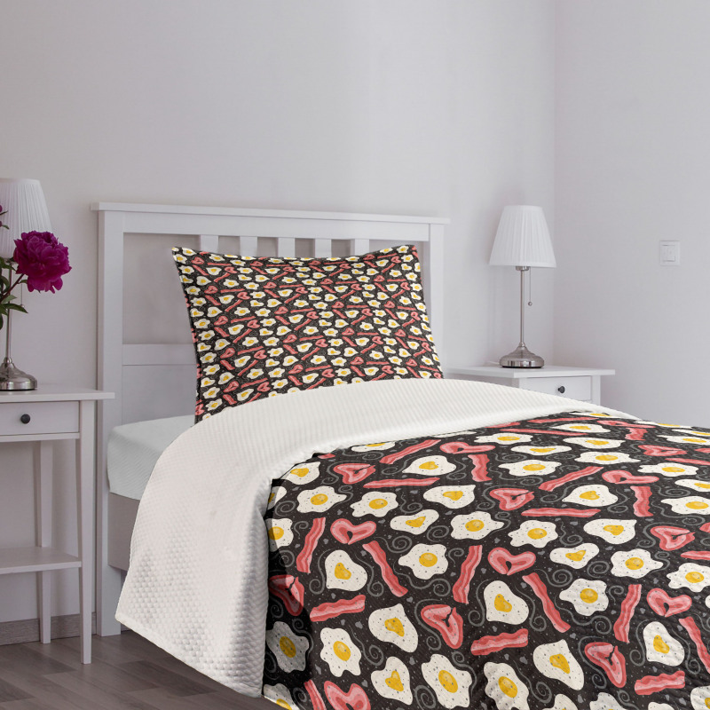 Yummy Protein Breakfast Bedspread Set