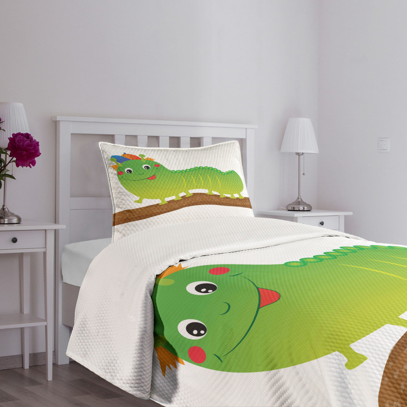 Baby Animal Design Bedspread Set