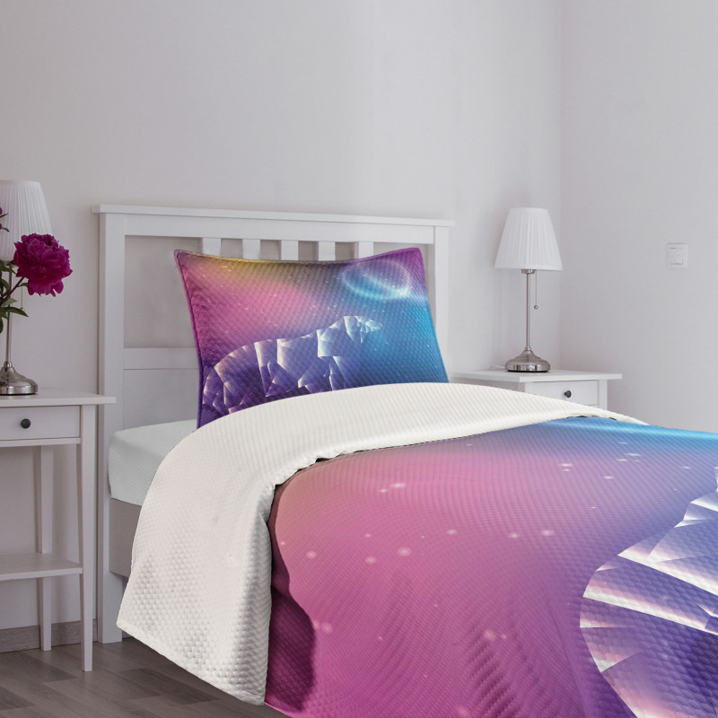 Space Stars Planets Bedspread Set