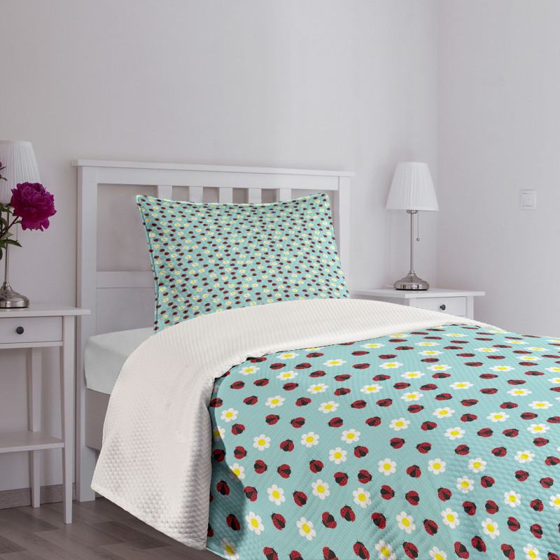 Daisy Blossom Spring Bedspread Set