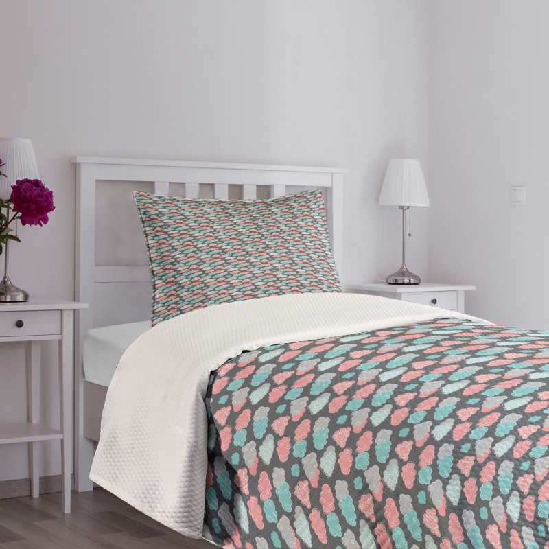 Abstract Cloud Bedspread Set