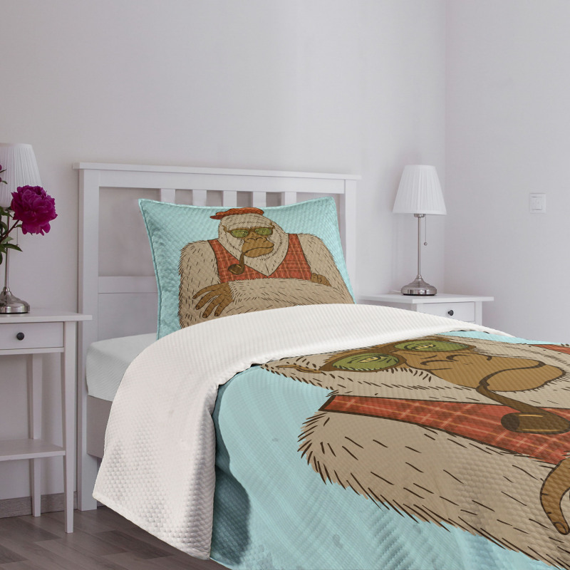 Melancholic Yeti Pipe Bedspread Set